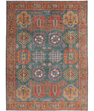 Humna 9'2'' X 12'4'' Hand-Knotted Wool Rug 9'2'' x 12'4'' (275 X 370) / Green / Gold