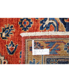 Humna 6'8'' X 9'10'' Hand-Knotted Wool Rug 6'8'' x 9'10'' (200 X 295) / Rust / Blue