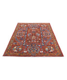 Humna 4'10'' X 6'5'' Hand-Knotted Wool Rug 4'10'' x 6'5'' (145 X 193) / Red / Rust