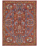 Humna 4'10'' X 6'5'' Hand-Knotted Wool Rug 4'10'' x 6'5'' (145 X 193) / Red / Rust