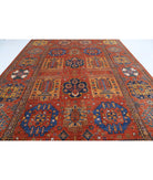 Humna 10'2'' X 14'5'' Hand-Knotted Wool Rug 10'2'' x 14'5'' (305 X 433) / Red / Gold