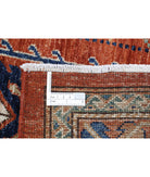 Humna 7'10'' X 9'9'' Hand-Knotted Wool Rug 7'10'' x 9'9'' (235 X 293) / Red / Peach