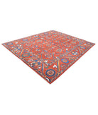 Humna 8'4'' X 10'1'' Hand-Knotted Wool Rug 8'4'' x 10'1'' (250 X 303) / Red / Blue