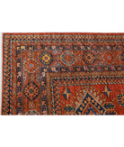 Hand Knotted Humna Wool Rug 13' 6" X 16' 2" 13' 6" X 16' 2" (411 X 493) / Red / Red