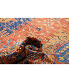 Hand Knotted Humna Wool Rug 13' 6" X 16' 2" 13' 6" X 16' 2" (411 X 493) / Red / Red