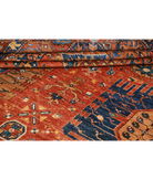 Hand Knotted Humna Wool Rug 13' 6" X 16' 2" 13' 6" X 16' 2" (411 X 493) / Red / Red