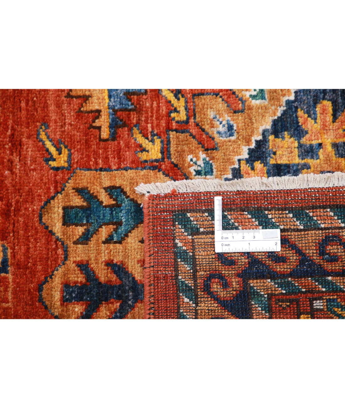 Hand Knotted Humna Wool Rug 13' 6" X 16' 2" 13' 6" X 16' 2" (411 X 493) / Red / Red