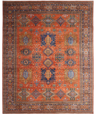 Hand Knotted Humna Wool Rug 13' 6" X 16' 2" 13' 6" X 16' 2" (411 X 493) / Red / Red