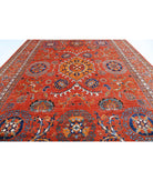 Humna 12'7'' X 17'1'' Hand-Knotted Wool Rug 12'7'' x 17'1'' (378 X 513) / Red / Red