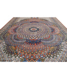 Humna 12'6'' X 16'4'' Hand-Knotted Wool Rug 12'6'' x 16'4'' (375 X 490) / Multi / Multi