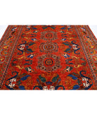 Humna 8'4'' X 9'11'' Hand-Knotted Wool Rug 8'4'' x 9'11'' (250 X 298) / Red / Red