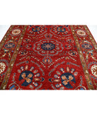 Humna 8'0'' X 10'0'' Hand-Knotted Wool Rug 8'0'' x 10'0'' (240 X 300) / Red / Red