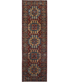 Humna 2'10'' X 9'5'' Hand-Knotted Wool Rug 2'10'' x 9'5'' (85 X 283) / Red / Multi