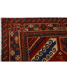 Humna 6'5'' X 9'4'' Hand-Knotted Wool Rug 6'5'' x 9'4'' (193 X 280) / Red / Red