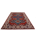 Humna 7'0'' X 10'2'' Hand-Knotted Wool Rug 7'0'' x 10'2'' (210 X 305) / Red / Red