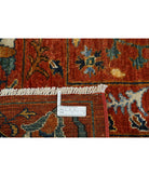 Humna 9'8'' X 10'4'' Hand-Knotted Wool Rug 9'8'' x 10'4'' (290 X 310) / Rust / Blue