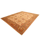 Humna 10'8'' X 13'10'' Hand-Knotted Wool Rug 10'8'' x 13'10'' (320 X 415) / Tan / Brown