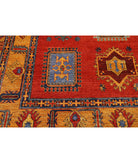 Humna 8'8'' X 12'2'' Hand-Knotted Wool Rug 8'8'' x 12'2'' (260 X 365) / Red / Gold