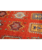 Humna 8'8'' X 12'2'' Hand-Knotted Wool Rug 8'8'' x 12'2'' (260 X 365) / Red / Gold