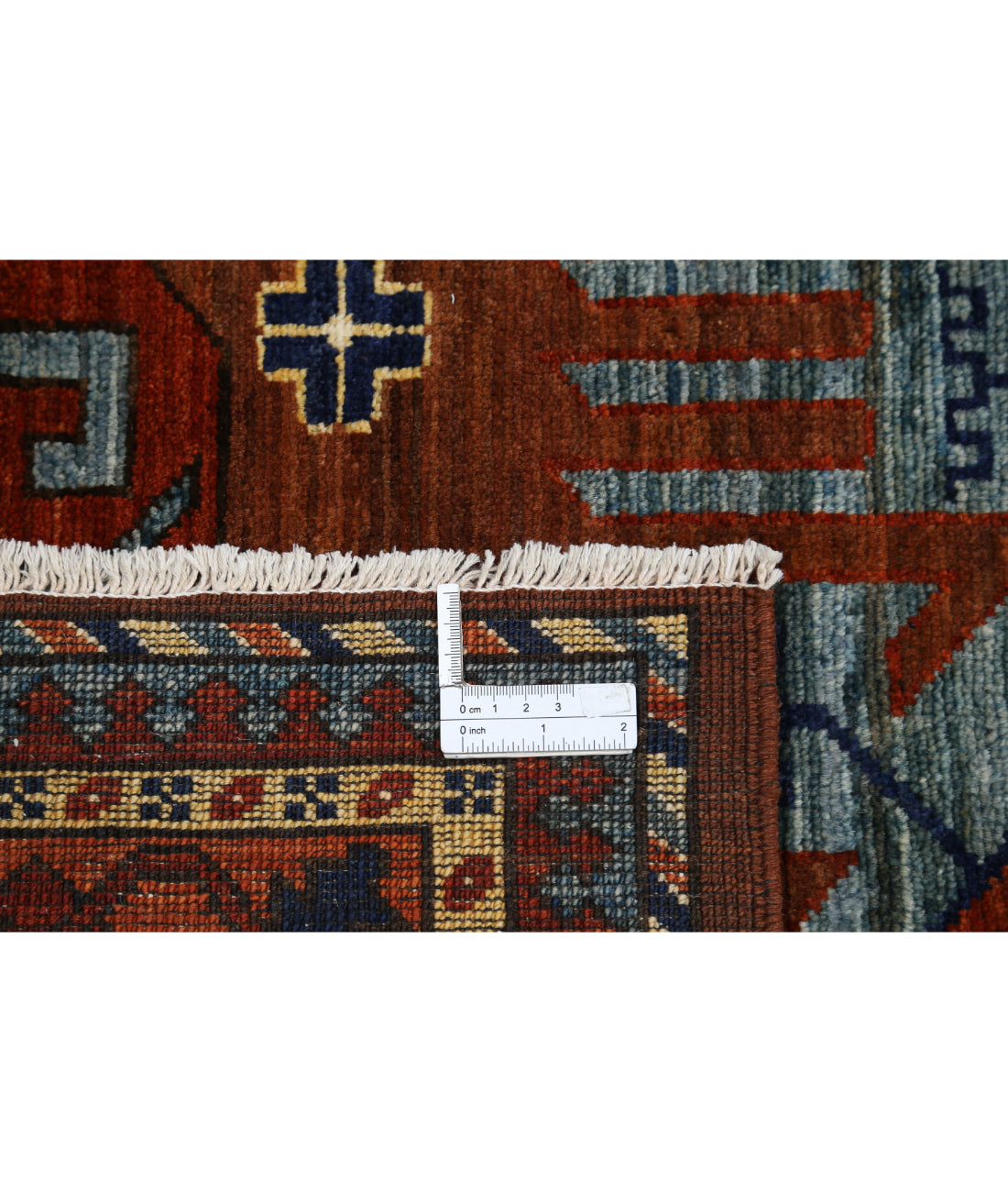 Humna 8'6'' X 10'4'' Hand-Knotted Wool Rug 8'6'' x 10'4'' (255 X 310) / Brown / Orange