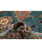 Humna 11'9'' X 14'7'' Hand-Knotted Wool Rug 11'9'' x 14'7'' (353 X 438) / Green / Blue