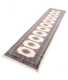 Bokhara 2'7'' X 9'10'' Hand-Knotted Wool Rug 2'7'' x 9'10'' (78 X 295) / Ivory / Ivory