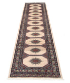 Bokhara 2'7'' X 9'10'' Hand-Knotted Wool Rug 2'7'' x 9'10'' (78 X 295) / Ivory / Ivory