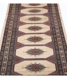 Bokhara 2'7'' X 9'10'' Hand-Knotted Wool Rug 2'7'' x 9'10'' (78 X 295) / Ivory / Ivory