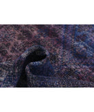 Overdye 6'9'' X 10'2'' Hand-Knotted Wool Rug 6'9'' x 10'2'' (203 X 305) / Purple / Blue