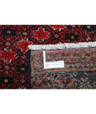 Josheghan 5'0'' X 6'7'' Hand-Knotted Wool Rug 5'0'' x 6'7'' (150 X 198) / Red / Blue