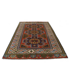 Kars 6' 4" X 8' 6" Hand-Knotted Wool Rug 6' 4" X 8' 6" (193 X 259) / Rust / Ivory