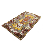 Kars 3' 10" X 6' 6" Hand-Knotted Wool Rug 3' 10" X 6' 6" (117 X 198) / Gold / Ivory
