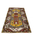 Kars 3' 10" X 6' 6" Hand-Knotted Wool Rug 3' 10" X 6' 6" (117 X 198) / Gold / Ivory