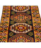 Kars 2' 7" X 6' 6" Hand-Knotted Wool Rug 2' 7" X 6' 6" (79 X 198) / Blue / Gold