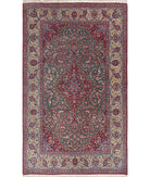 Kashan 4'1'' X 6'9'' Hand-Knotted Wool-Silk Rug 4'1'' x 6'9'' (123 X 203) / Green / Multi