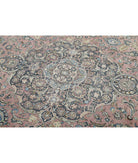 Kashan 11'10'' X 17'3'' Hand-Knotted Wool Rug 11'10'' x 17'3'' (355 X 518) / Red / Blue