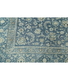 Kashan 8'8'' X 12'0'' Hand-Knotted Wool Rug 8'8'' x 12'0'' (260 X 360) / Blue / Blue