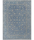 Kashan 8'8'' X 12'0'' Hand-Knotted Wool Rug 8'8'' x 12'0'' (260 X 360) / Blue / Blue