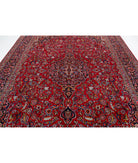 Kashan 9'0'' X 12'1'' Hand-Knotted Wool Rug 9'0'' x 12'1'' (270 X 363) / Red / Blue