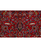 Kashan 9'0'' X 12'1'' Hand-Knotted Wool Rug 9'0'' x 12'1'' (270 X 363) / Red / Blue