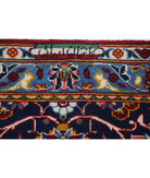 Kashan 9'7'' X 12'9'' Hand-Knotted Wool Rug 9'7'' x 12'9'' (288 X 383) / Red / Blue