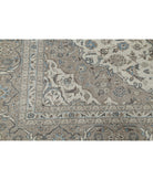 Kashan 9'7'' X 13'1'' Hand-Knotted Wool Rug 9'7'' x 13'1'' (288 X 393) / Ivory / Taupe