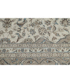 Kashan 9'7'' X 13'1'' Hand-Knotted Wool Rug 9'7'' x 13'1'' (288 X 393) / Ivory / Taupe