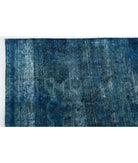 Overdye 9'7'' X 12'2'' Hand-Knotted Wool Rug 9'7'' x 12'2'' (288 X 365) / Blue / Blue