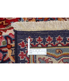 Kashmar 9'8'' X 12'7'' Hand-Knotted Wool Rug 9'8'' x 12'7'' (290 X 378) / Blue / Ivory