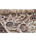 Hand Knotted Kashmar Wool Rug 9' 8" X 12' 11" 9' 8" X 12' 11" (295 X 394) / Ivory / Beige