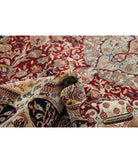 Kashmar 7'9'' X 11'7'' Hand-Knotted Wool Rug 7'9'' x 11'7'' (233 X 348) / Red / Blue