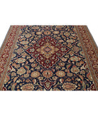 Vintage 6'7'' X 9'11'' Hand-Knotted Wool Rug 6'7'' x 9'11'' (198 X 298) / Blue / Red