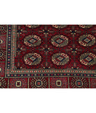 Bokhara 6'6'' X 9'5'' Hand-Knotted Wool Rug 6'6'' x 9'5'' (195 X 283) / Red / Blue