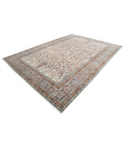 Kayseri 9' 1" X 13' 1" Hand-Knotted Wool Rug 9' 1" X 13' 1" (277 X 399) / Ivory / Grey